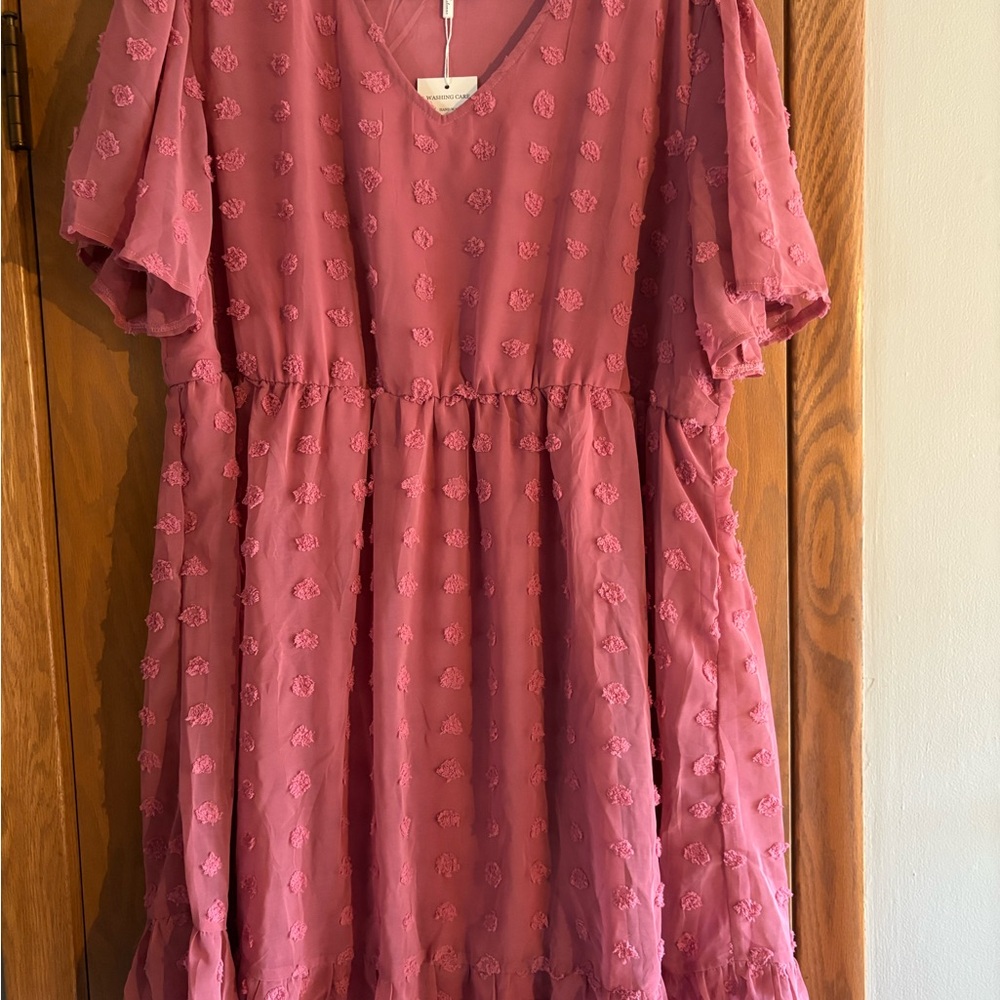 Elegant Mauve Women's Casual Dress size 18